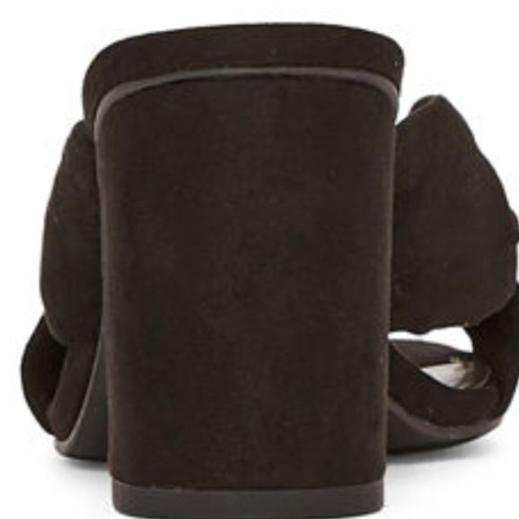 Worthington Women's Manchester Mules Heels Black Dress Shoes - Picture 3 of 4